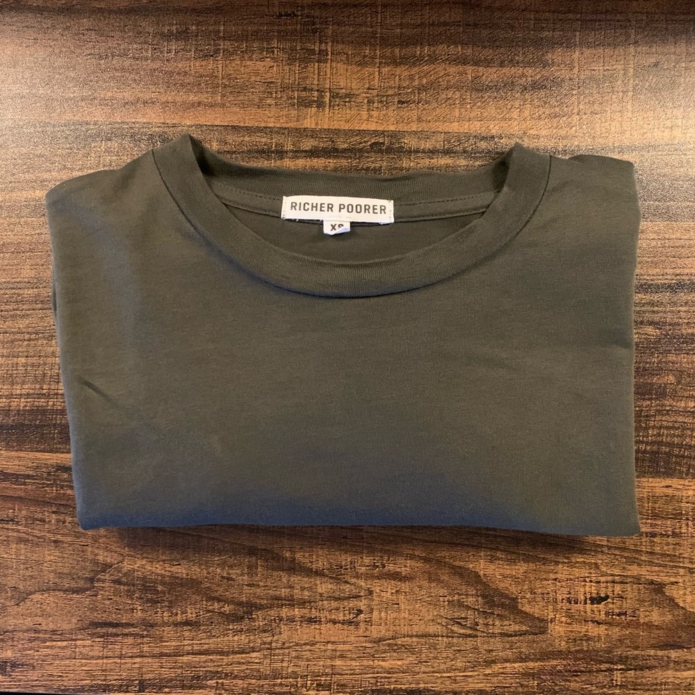 Richer Poorer Dark Olive Long Sleeve